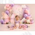 Tło fotograficzne „Pastelowe motyle i balony” | UB_880 Tło fotograficzne „Pastelowe motyle i balony” | UB_880